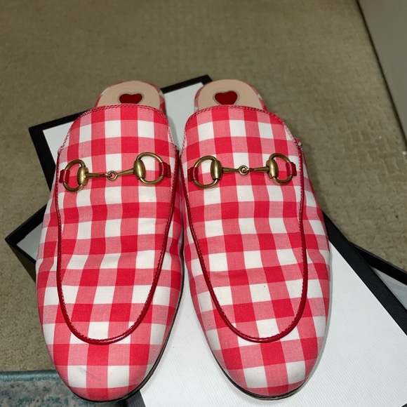 AUTHENTIC Gucci Mules Size 37.5 - Picture 4 of 11